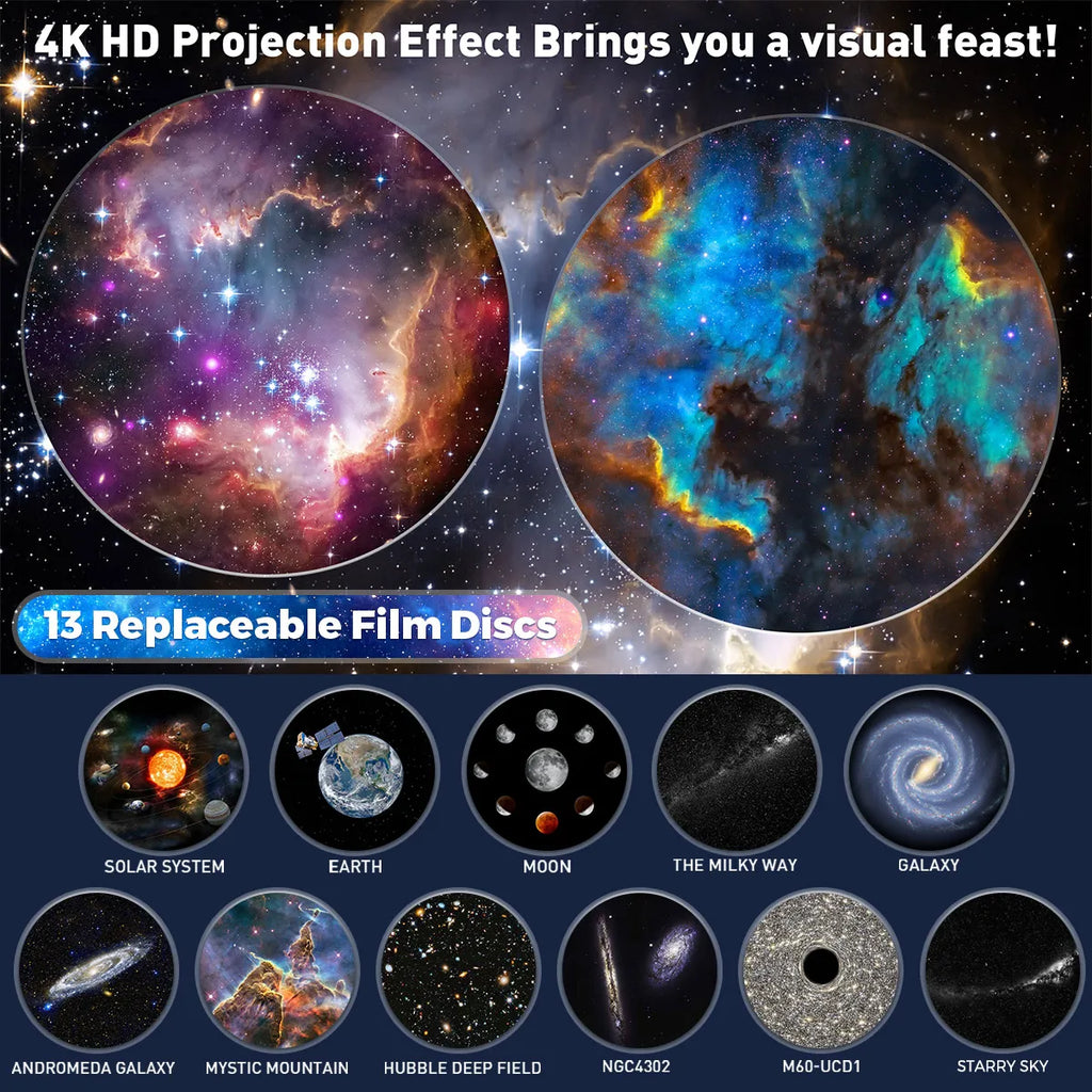 NebulaVision™ - Projecteur Galaxy Spatial 13-en-1