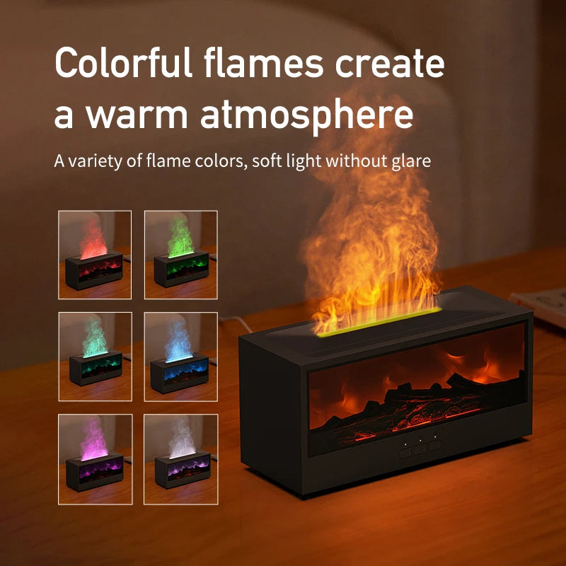 FireRelax™ – Humidificateur effet cheminée.✨ Créez une ambiance chaleureuse et relaxante en quelques secondes.