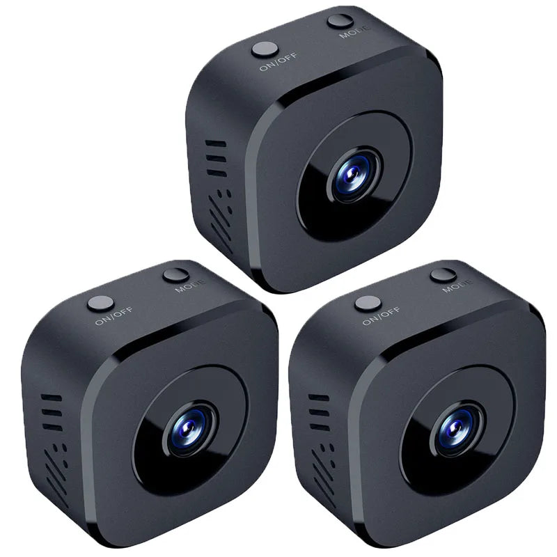 Caméra de sécurité 4K Mini Vision nocturne polychrome, moniteur WiFi haute définition, étanche, détection de mouvement, Surveillance pour maison intelligente
