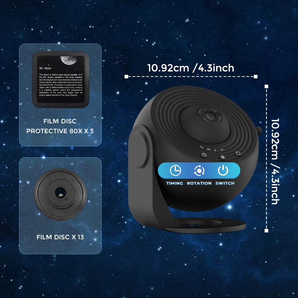 NebulaVision™ - Projecteur Galaxy Spatial 13-en-1