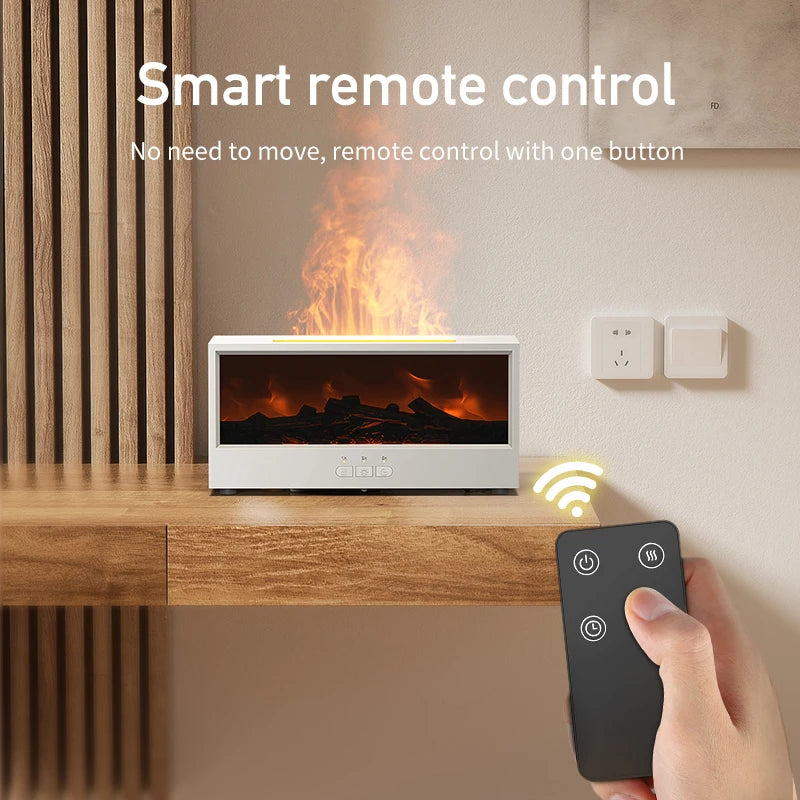 FireRelax™ – Humidificateur effet cheminée.✨ Créez une ambiance chaleureuse et relaxante en quelques secondes.