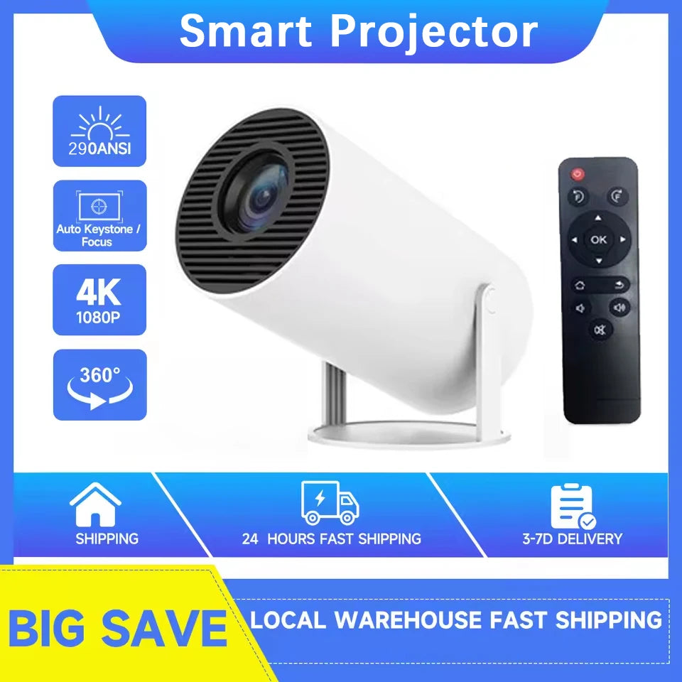 VisionBeam™ - Mini Projecteur Smart 4K Android