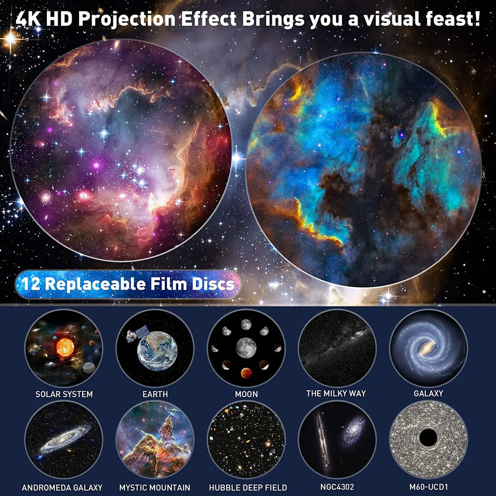 NebulaVision™ - Projecteur Galaxy Spatial 13-en-1