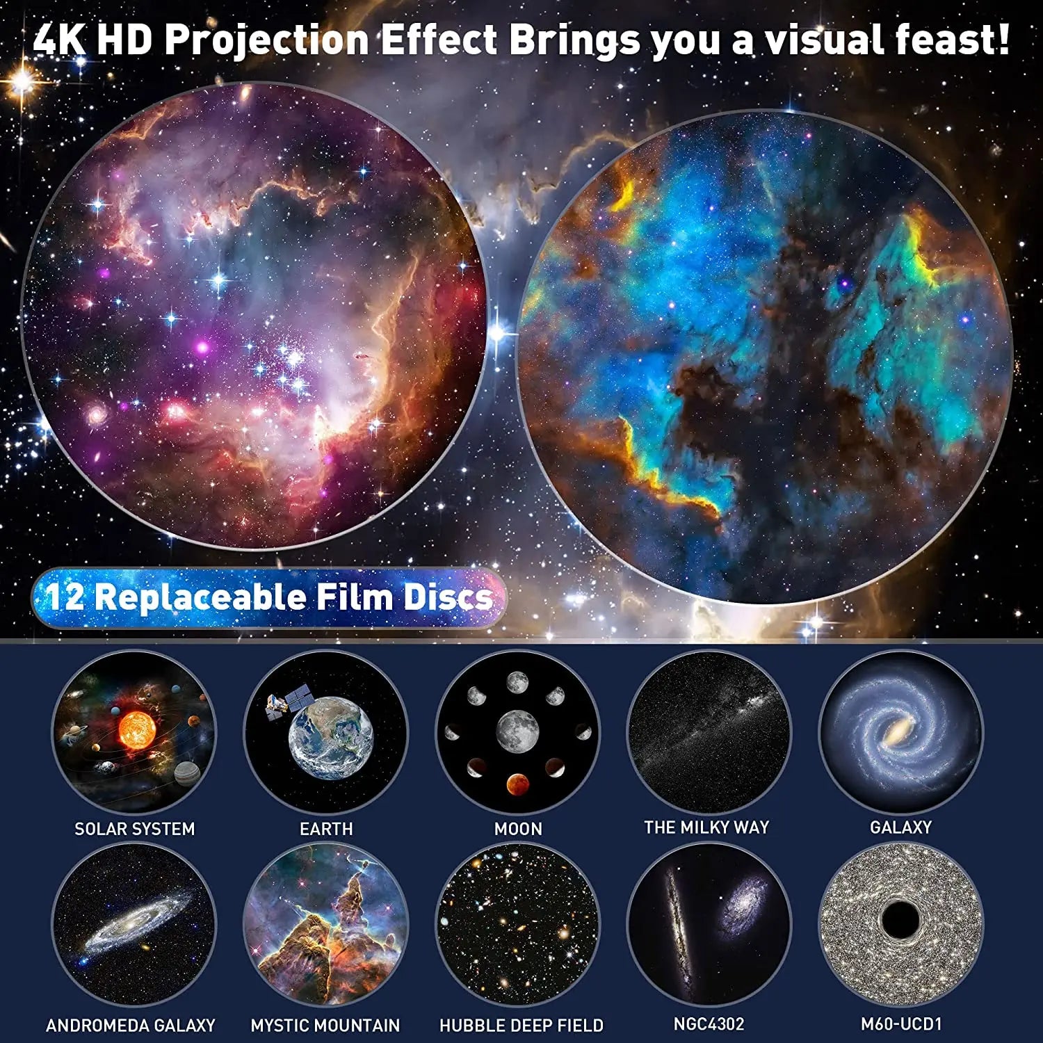NebulaVision™ - Projecteur Galaxy Spatial 13-en-1