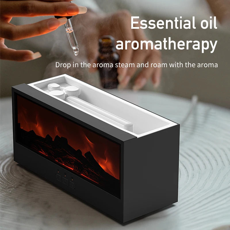 FireRelax™ – Humidificateur effet cheminée.✨ Créez une ambiance chaleureuse et relaxante en quelques secondes.