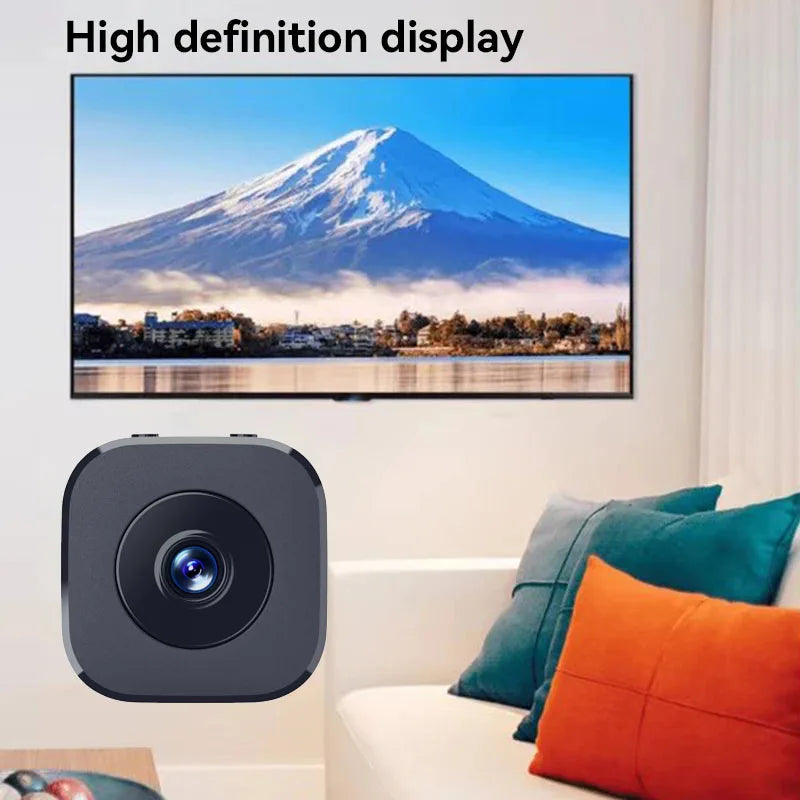 Caméra de sécurité 4K Mini Vision nocturne polychrome, moniteur WiFi haute définition, étanche, détection de mouvement, Surveillance pour maison intelligente