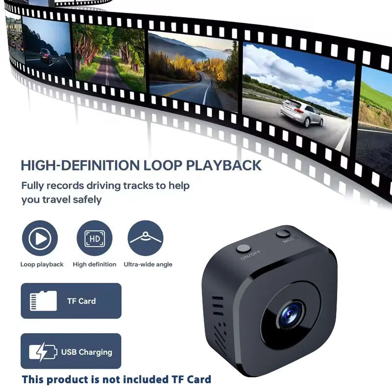 Caméra de sécurité 4K Mini Vision nocturne polychrome, moniteur WiFi haute définition, étanche, détection de mouvement, Surveillance pour maison intelligente